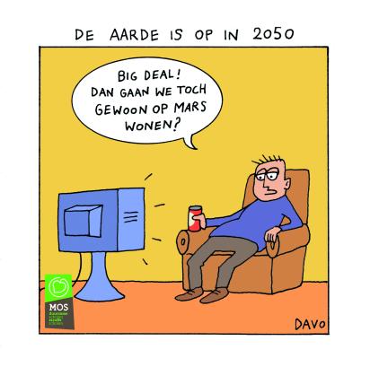 cartoon aarde op