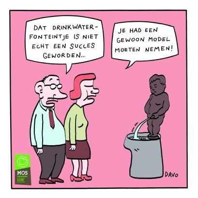 cartoon drinkwaterfonteintje