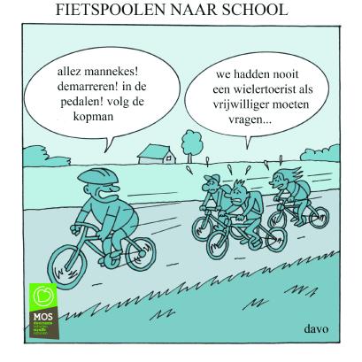 cartoon fietspoolen
