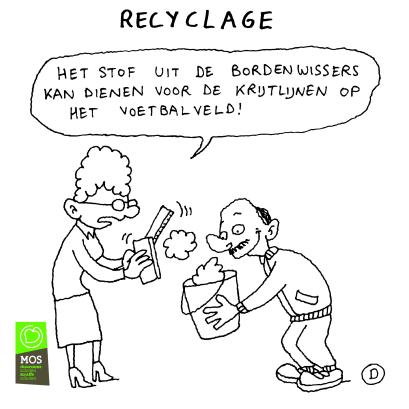 cartoon recyclage