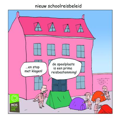 cartoon schoolreizen