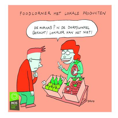 cartoons voedselkilometers