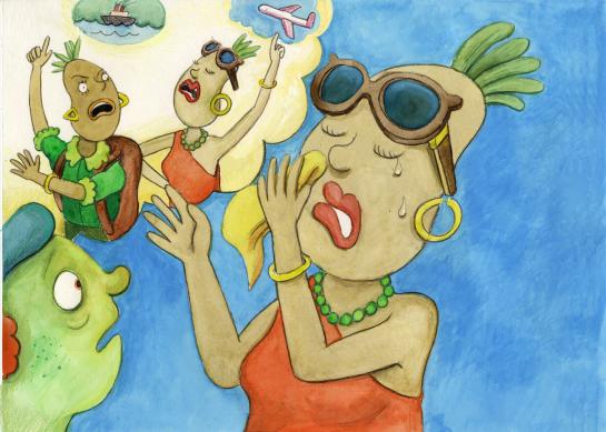 Mien had ruzie met Fien. Ze zijn boos!